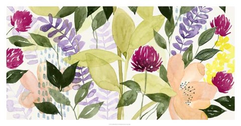 Framed Vivid Blooming II Print