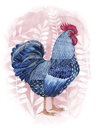 Framed Lyrical Crow I Print