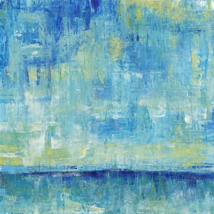 Framed Water Reflections III Print