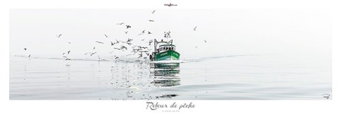 Framed Retour de peche Print
