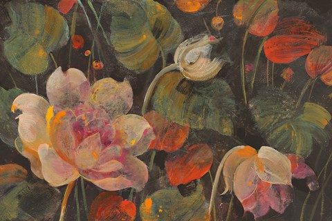 Framed Night Garden v2 Print