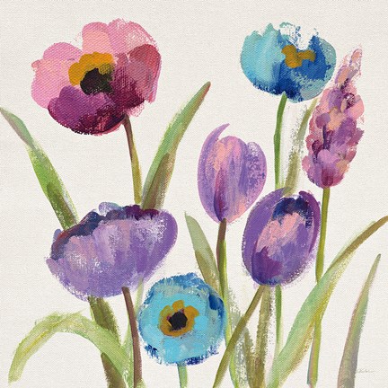 Framed Wild Garden II Print