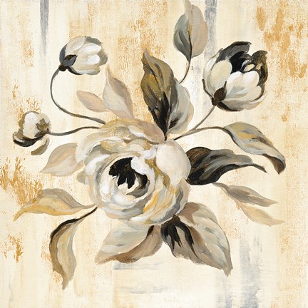 Framed English Rose II Print