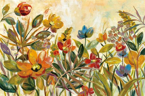 Framed Rain Forest Floral Print