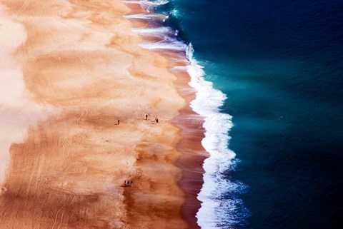 Framed Silver Coast Print