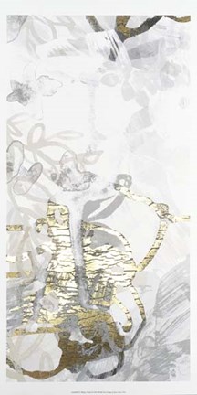 Framed Winter Gold I Print