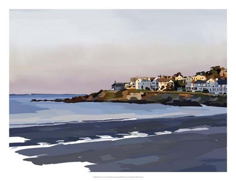 Framed Peaceful Coast Print