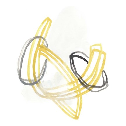 Framed String Orbit V Print