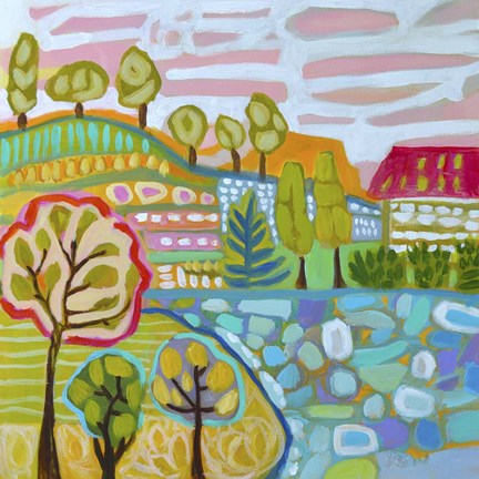 Framed Tree Farm Print