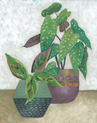 Framed House Garden II Print