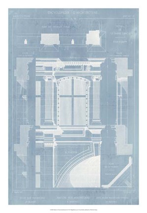 Framed Details of French Architecture II Print