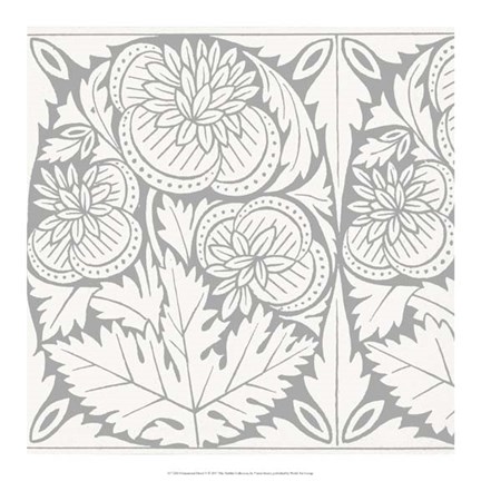 Framed Ornamental Detail V Print