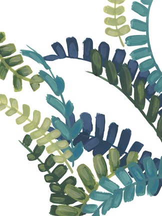 Framed Tropical Thicket II Print