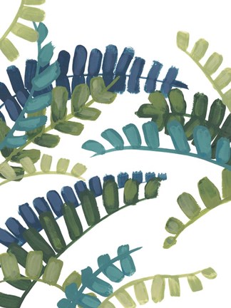 Framed Tropical Thicket IV Print