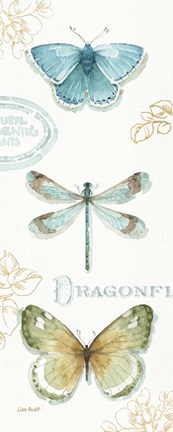 Framed My Greenhouse Butterflies V Print