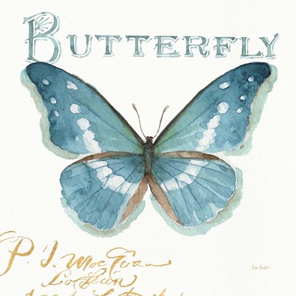 Framed My Greenhouse Butterflies II Print