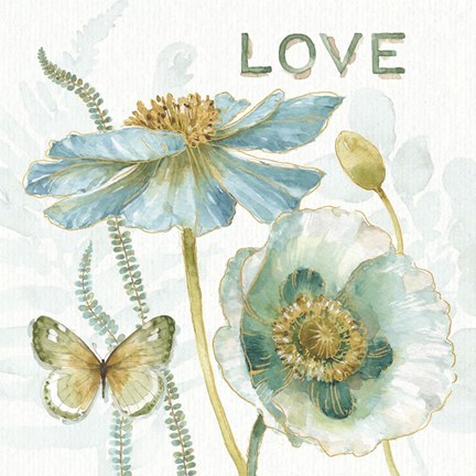 Framed My Greenhouse Flowers Love Print