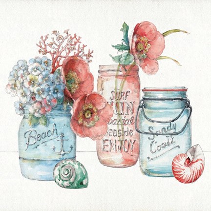 Framed Sea Finds VII Print