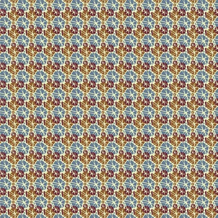 Framed So Hexy Flower Pattern Print