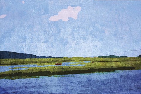 Framed Marsh 1 Print