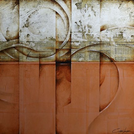 Framed Mozart Orange Print