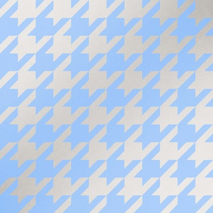 Framed Xmas Houndstooth 3 Print