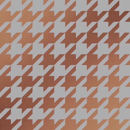 Framed Xmas Houndstooth 4 Print