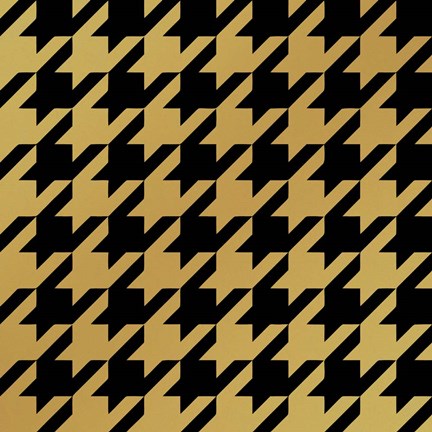 Framed Xmas Houndstooth 5 Print