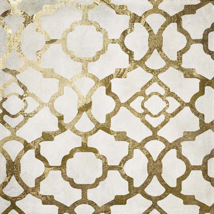 Framed Moroccan Gold II Print