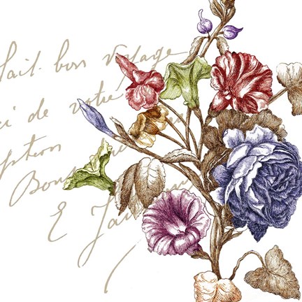 Framed La Belle Vie II Print