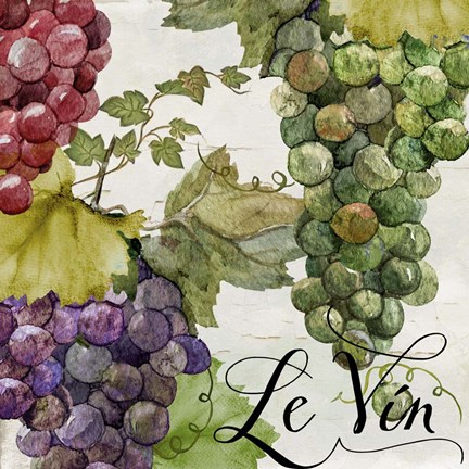 Framed Wines of Paris II Print