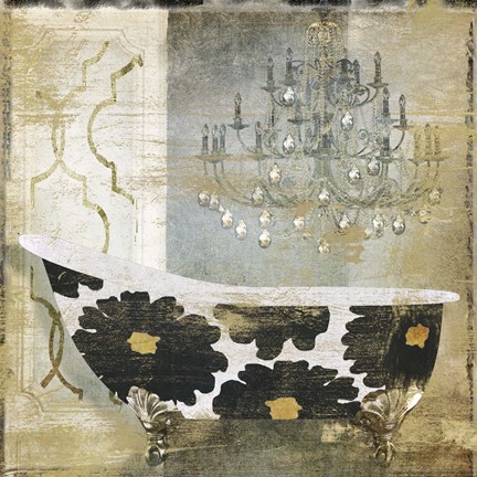 Framed Paris Bath I Print