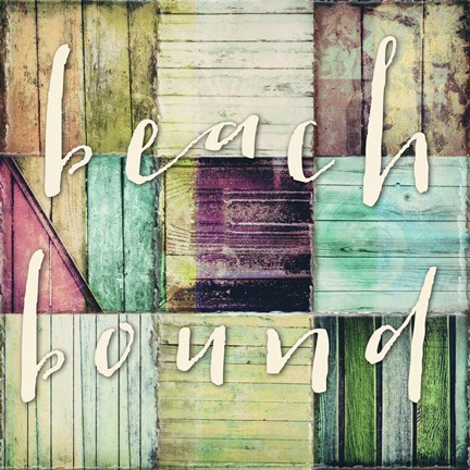 Framed Beach Bound Print