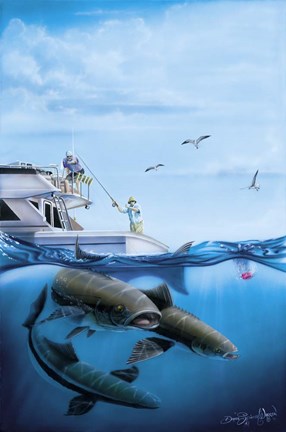 Framed Cobia Quest Print