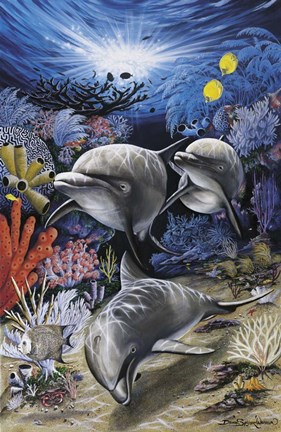 Framed In Search Of Mischief Print