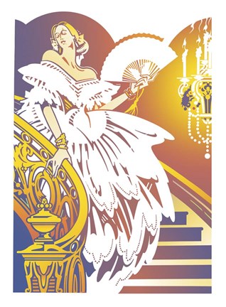 Framed Anti-Bellum Print