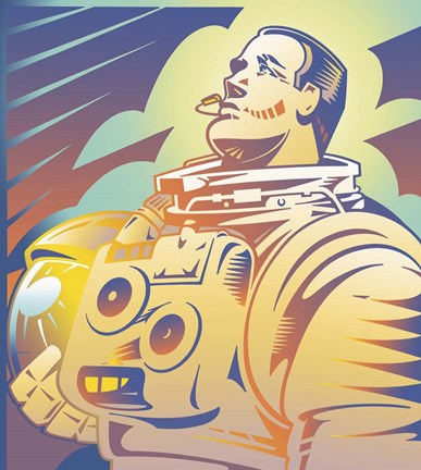 Framed Astronaut Print