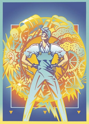 Framed Environmental Rosie Print