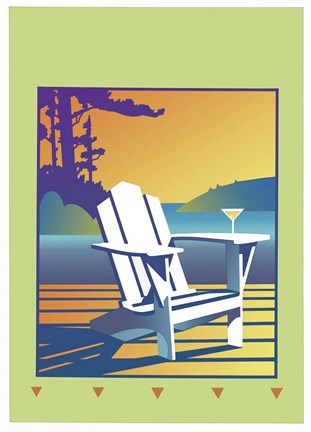 Framed Muskoka Chair Print