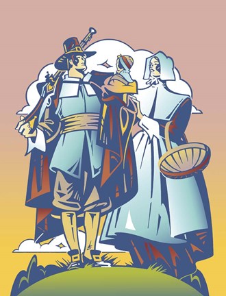 Framed New Pilgrim Print