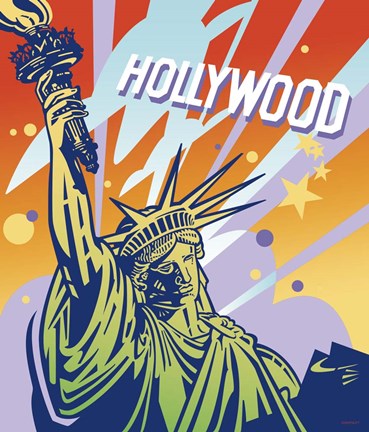 Framed New York LA Print