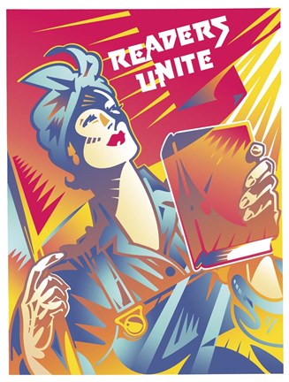 Framed Readers Unite Print