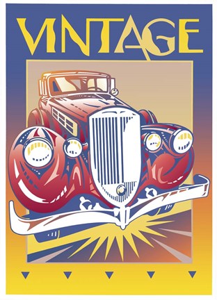 Framed Vintage Print