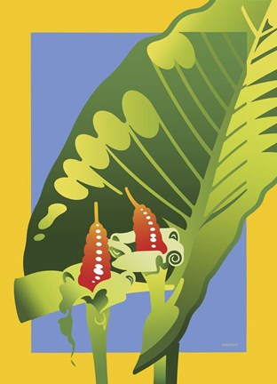 Framed Alocasia Print