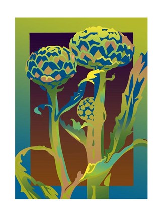 Framed Artichoke Print