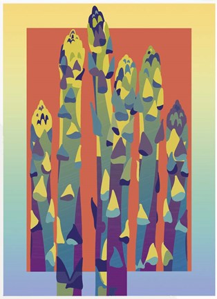Framed Asparagus Print