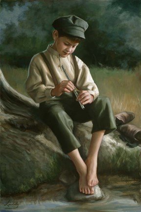 Framed Penny Whistle Print