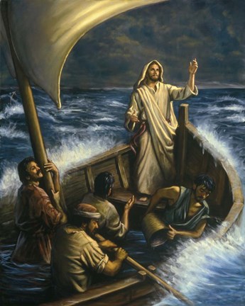 Framed Peace, Be Still Print