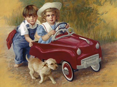 Framed 1951 Murray Champion Dipside Print