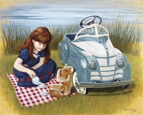 Framed 1938 Steelcraft Oldsmobile Print